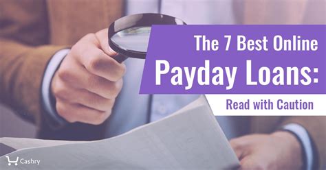 A List Of Payday Loans Reviews